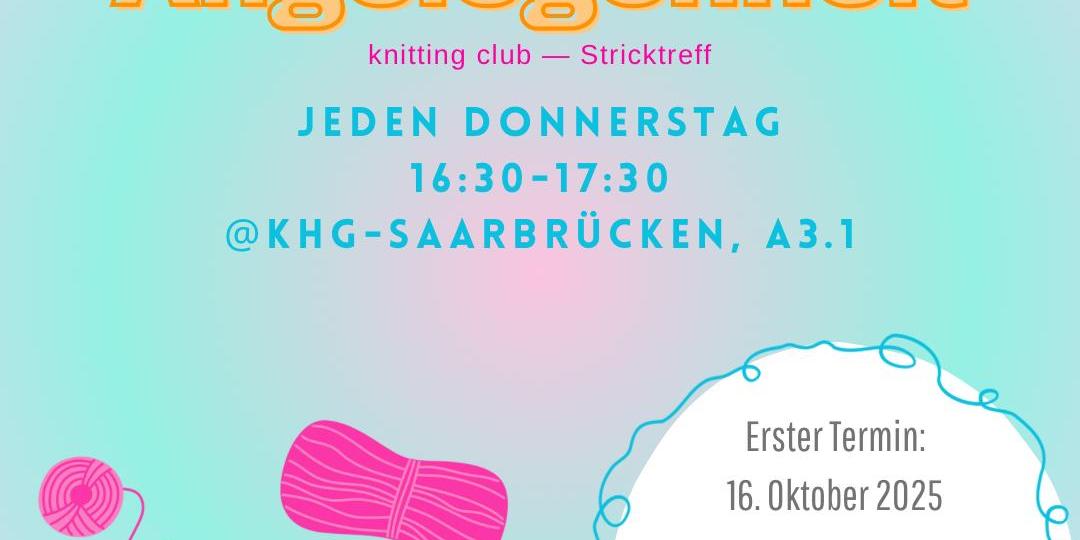 Plakat Stricktreff WiSe 25